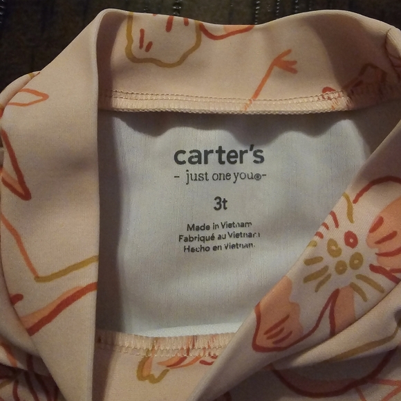 Carter's Toddler Girl Swim Shirt Size 3T - Picture 3 of 5